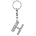 thumbnail image 1 of Key Chain Rhinestone A to Z Design Pendant Keychain Key Ring for Handbag Decor, 1 of 8