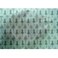 thumbnail image 4 of oneOone Cotton Silk Fabric Floral & Flying Swan Block Print Fabric BTY 42 Inch Wide, 4 of 4