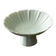 thumbnail image 4 of Abbracc Ceramic Footed Bowl Countertop Decorative for Home Decor Kitchen Living Room Light Green, 4 of 9