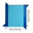 thumbnail image 2 of Bangcool Beach Mat Sandproof Splash-Proof Polyester Picnic Blanket Outdoor Picnic Mat, 2 of 10