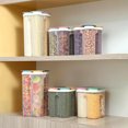 thumbnail image 2 of wamans Food Organizers Transparent Food Grain Storage Cans Jar Tank Divider Boxes Kitchen Plastic B Clearance Items, 2 of 6