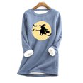thumbnail image 1 of CHGBMOK Chemises pour Femmes Mode Décontractée Manches Longues Col Rond Blouses & Chemises Chemise en Liquidation, 1 of 3
