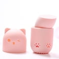 thumbnail image 4 of Dalazy Cat Shaped Sponges Neat Silicone Storage Box For Home Simple Fashionable black 1Set, 4 of 6