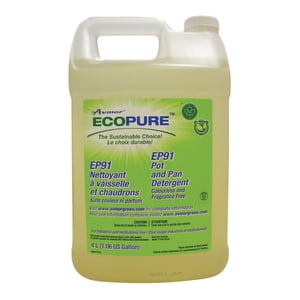 Avmor 101106714 EcoPure EP91 Pot and Pan Detergent 4L - 1 Each