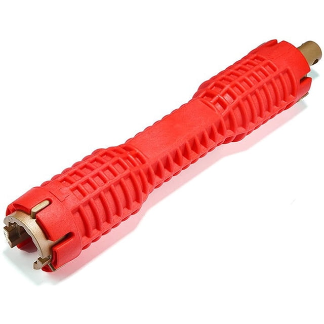 Clé à Tuyau Polyvalente, Clé à Robinet, Outil Multifonction pour Changer de Robinet Outil de Réparation pour Robinet et Évier Clé de Douille de Plombier Outils de Plomberie Clé à Tuyau pour Cuisine
