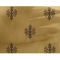 thumbnail image 4 of oneOone Georgette Viscose Fabric Geometric Ikat Printed Fabric 1 Yard 42 Inch Wide, 4 of 4