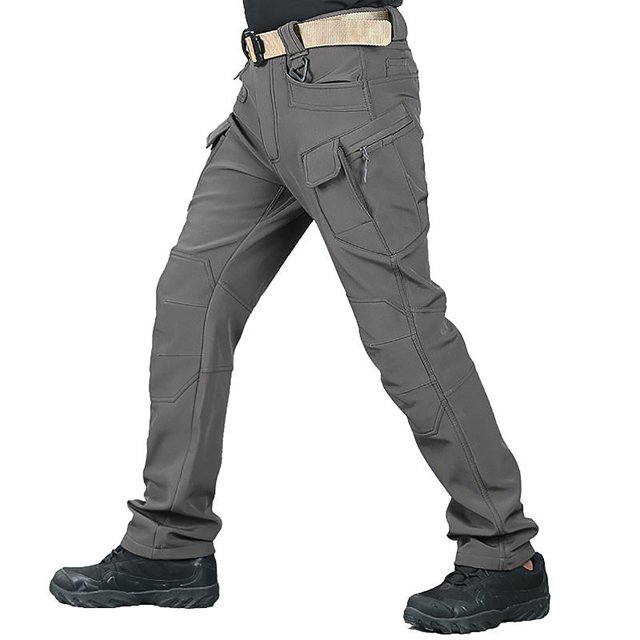 XZNGL Waterproof Windproof Hiking Outdoor Pants Mounting Plush for Warmth Trousers