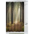 thumbnail image 1 of Hometrends Trailblazer Decorative Fabric Shower Curtain, 1 of 5