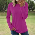 thumbnail image 4 of Ailaofu Women's Sun Shirts Protection Rash Guard Long Sleeve Swim Shirts Quick Dry Lightweight Workout Tops, 4 of 7