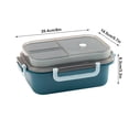 thumbnail image 2 of EGNMCR Double-layer Lunch Box Sealed For Office Workers, Separated By Compartments, Bento Box That Can Be Heated In The Microwave For Students, Lunch Box With Tablewar Lunch boxs, 2 of 2