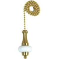 thumbnail image 1 of Jandorf Specialty Hardw Chain Pull W/Brs/Wht Cer 12In 60322, 1 of 3