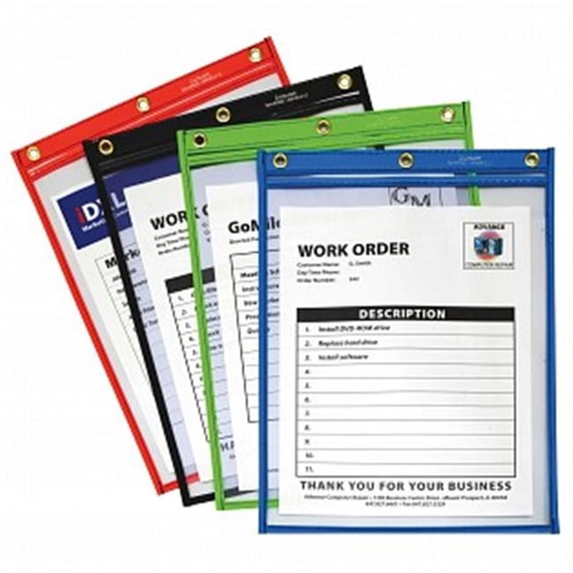C-Line Produits Porte-Billets Super Lourds Plus, Couleurs Assorties, Boîte - 20