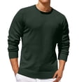 thumbnail image 1 of Jalioing Men's Crew Neck Sweaters Casual Basic Long Sleeve Pullover Sweater Fall Winter Solid Color Knit Shirts, 1 of 6