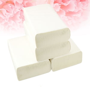 UPGRATOR 4 Rolls Per Set Hand Towels White Paper Highly Absorbent Bathroom