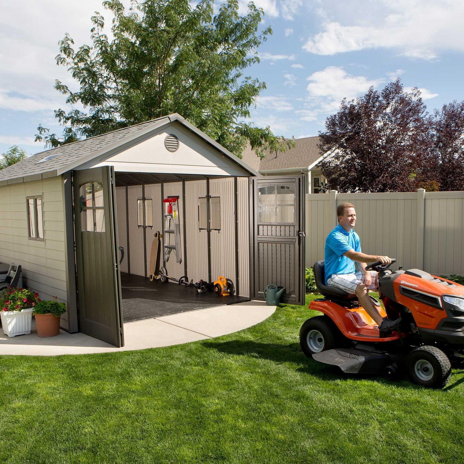 LIFETIME 11 Ft. X 21 Ft. Outdoor Storage Shed