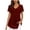 Wine, variant on Timegard Summer Tops for Women Ruched V Neck Lightweight Tunic Tops Solid Color Work Casual Shirts Tops