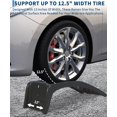 thumbnail image 2 of Heavy Duty Car Ramps Set 8000lbs Auto Ramp Solid Steel Ramps, Pack of 2, Max Lift Height 8 inches (Black, 36" L x 13" W x 9" H), 2 of 9