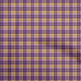 thumbnail image 1 of oneOone Polyester Spandex Purple Fabric Check Fabric For Sewing Printed Craft Fabric By The Yard 56 Inch Wide, 1 of 4