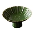 thumbnail image 4 of Abbracc Ceramic Footed Bowl Countertop Decorative for Home Decor Room Green, 4 of 9