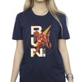 thumbnail image 3 of DC Comics Womens The Flash Run Cotton Boyfriend T-Shirt, 3 of 4