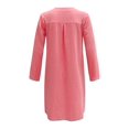 thumbnail image 5 of 2025 Robes d'Été Confortables et Amples pour Femme, Couleur Unie, Manches Courtes, Robe d'Été pour Femme, Robe Longue, 5 of 5