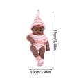 thumbnail image 3 of Reborn Baby Dolls,7.87 Inch Soft Newborn Baby Dolls Vinyl Baby Dolls with Clothes Set Including Pacifier Realistic Doll Look Real,Reborn Baby Doll,Realistic Newborn Baby Dolls, 3 of 7