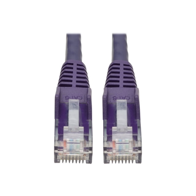 Eaton Tripp Lite Series UTP (RJ45 CAT 6 6 ft Cat6 Gigabit Snagless Molded () Ethernet Cable M/M), PoE, Purple, (1.83 M) - Câble de Raccordement - RJ-45 (M) à RJ-45 (M) - 6 Pi - UTP - - IEEE 802.3ab/IEEE 802.5 - Moulé, Sans Accrochage, Échoué - Violet