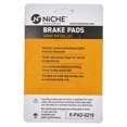 thumbnail image 2 of Niche Rear Brake Pad Set for Kawasaki Ninja ZX12R Semi-Metallic Motorcycle 519-KPA2431D, 2 of 5