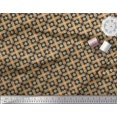 thumbnail image 3 of Soimoi Moss Georgette Fabric Check & Moroccan Ethnic Decor Fabric Printed Yard 42 Inch Wide, 3 of 3