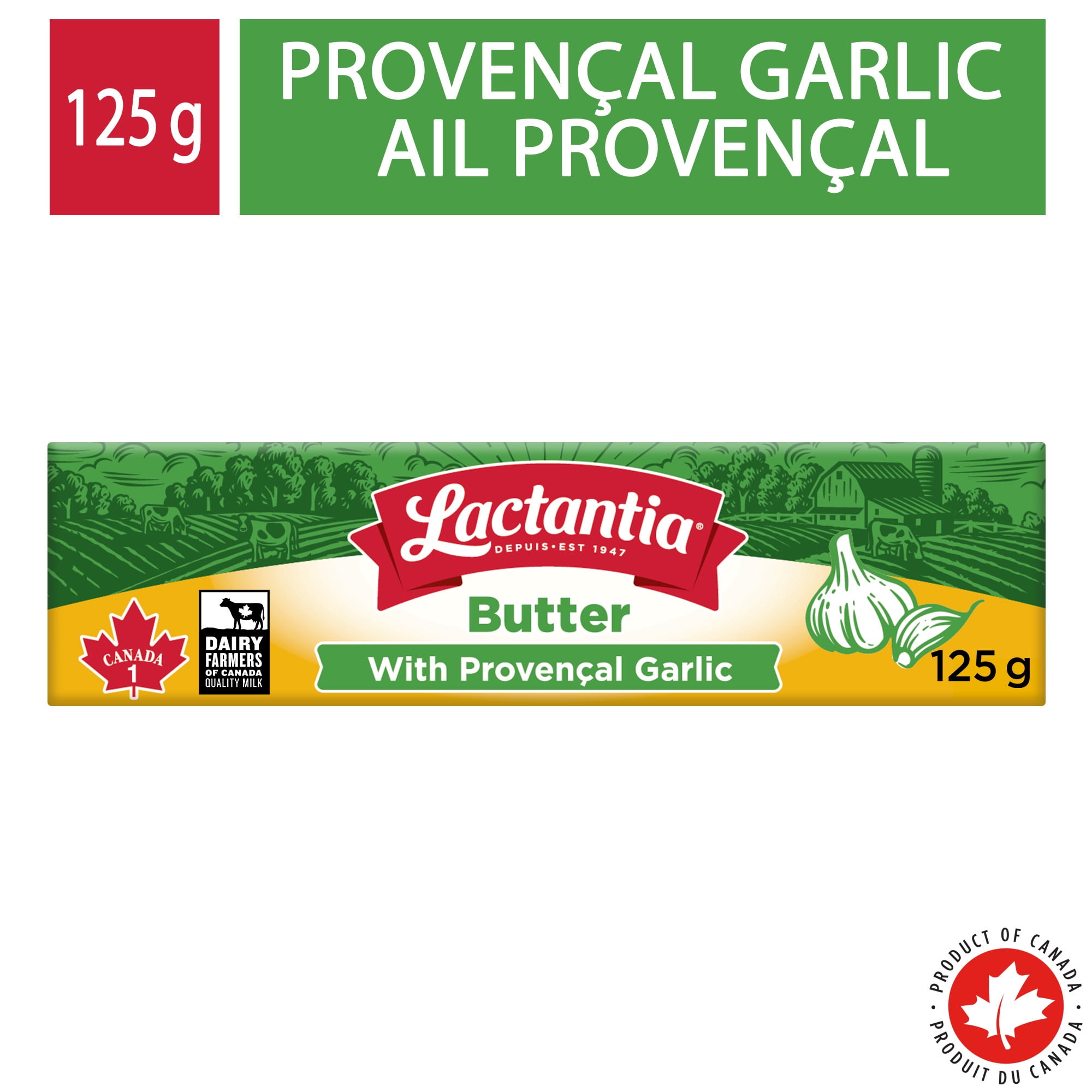 Lactantia Garlic & Provencal Herb Butter