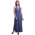thumbnail image 1 of Bimba Robe Longue Décontractée à Fentes Latérales pour Femmes Imprimée Tenue de Soirée-TTTG, 1 of 6