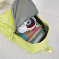 thumbnail image 2 of AMERTEER Sac à Dos Mode Simple Sac d'École Sac à Livres Multi-Poches Mignon pour Fille (Blanc), 2 of 10