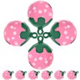 thumbnail image 2 of 10 Pcs Pendentifs pour Animaux de Dessin Animé Clochettes en Forme de Fraise Accessoires de Collier pour Animaux, 2 of 8