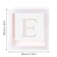 thumbnail image 2 of Event & Party Decoration 26 Letters DIY White Transparent Balloons for Weddings Confession Birthdays and Party Scene Layout, 2 of 7