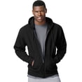 thumbnail image 1 of Hanes ComfortBlend EcoSmart Men`s Full Zip Hoodie, S, Black, 1 of 4