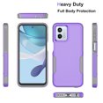 thumbnail image 2 of For Motorola Moto G 5G 2023 Phone Case,2 in 1 Hard PC Phone Case for Moto G 5G 2023 , Rubber & Rugged Shockproof Full Body Protection Case Cover - Black, 2 of 6