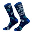 thumbnail image 2 of Men's Just A Few More Minutes Socks Funny Video Games Addict Footwear, 2 of 4