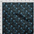 thumbnail image 4 of oneOone Silk Tabby Blue Fabric Floral Retro Craft Projects Decor Fabric Printed By The Yard 42 Inch Wide, 4 of 5