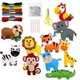 thumbnail image 1 of Hearth & Gear Sewing Craft Kit Animal Sewing Craft Kit For Kids DIY Sewing Animals Crafts Educational Sewing Kit For Beginner Boys And Girls Kids Arts And Crafts Ages 4-8 Girls Diy Crafts for Adults, 1 of 6