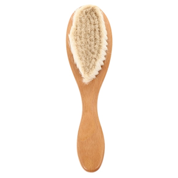 KAKOWELY Baby Hair Brush Toddler Natural Wood Hair Brush Baby Comb for Infant Kids,7.09"X1.97"X1.18"
