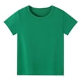 thumbnail image 1 of T-shirt Confortable Neutre pour Enfant Vert 140/6 A-7 A, 1 of 5
