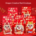 thumbnail image 1 of Ruiboury 6pack/lot Chinese Lunar Year Spring Festival Red Envelopes Wide Applications 208J,6pcs 6.7 inch, 1 of 6