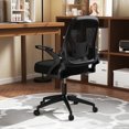 thumbnail image 2 of Costway Mesh Office Chair with Lumbar Support & Flip-up Arms Rolling Casters for Work, 2 of 10
