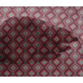 thumbnail image 4 of oneOone Viscose Chiffon Fabric Geometric Flame Stitch_Printed Craft Fabric BTY 42 Inch Wide, 4 of 4
