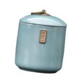 thumbnail image 4 of Luzkey Bocal de Rangement en Céramique pour Thé Récipient Centre de Table Réservoir Décoration Maison Boîte à Thé avec Couvercle Hermétique pour Bonbons Noix Garde-Manger Bleu, 4 of 8