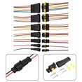 thumbnail image 2 of 1PC 12V 1Pin-6PIN Cable Wire Connector Plug Waterproof Sealed For Electrical Car, 2 of 5