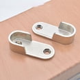 thumbnail image 3 of Lefu 2PCS Wardrobe Clothes Tube Support Closet Rod Pole End Bracket Thickening Holder, 3 of 9