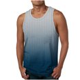 thumbnail image 2 of Qertyioot T-Shirt Moulant pour Homme, Débardeur de Sport Sans Manches à Col Rond Décontracté et Tendance pour Homme, 2 of 5