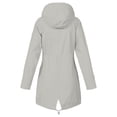 thumbnail image 5 of Veste de Pluie Unie pour Femmes en PVC, Extérieure, Grande Taille, Imperméable, à Capuche, Coupe-Vent, Ample, 5 of 5