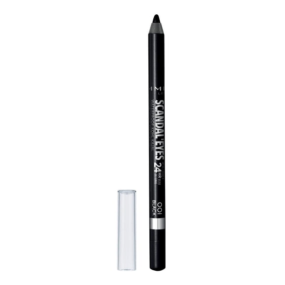 Rimmel Scandaleyes Waterproof Kohl Kajal Liner, Soft and Blendable Formula, Intense Colour, Smudge-proof Long Wear, 100% Cruelty-Free